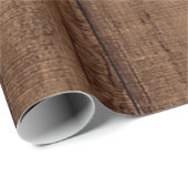 Rustic Reclam Barn Wood Farmhouse Cadeaupapier (Rol Hoek)