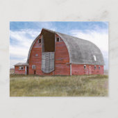 Rustic Red Barn Briefkaart (Voorkant)