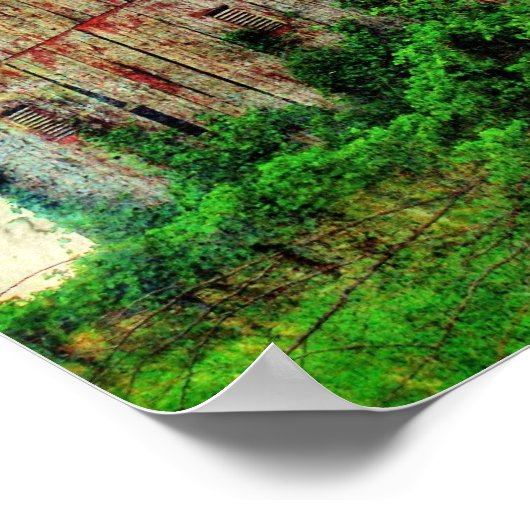 Rustic Red Barn Poster (Hoek)