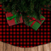Rustic Red & Black Buffalo Plaid