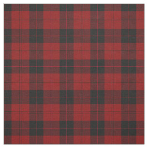 Rustic Red Black Buffalo Pset Check Farmhouse Stof