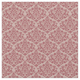 Rustic Red Damask Stof