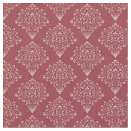 Rustic Red Damask Stof