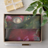 Rustic Red Floral Truck Decoupage Tissuepapier (Geschenk)