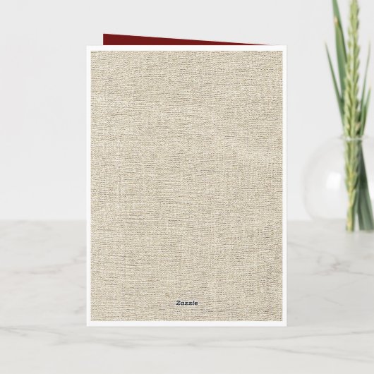 Rustic Red Gefeliciteerd Afstuderen Pet Afstuderen Kaart (Achterkant)