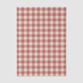 Rustic Red Gingham Modern Kerstmis Tissuepapier (Voorkant)