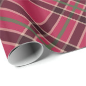 Rustic Red Holiday Wrapping Paper Cadeaupapier (Rol Hoek)