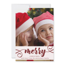 Rustic Red Holly met kerstfeestdag