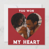 Rustic Red je krijgt mijn aangepaste fotokaart Kaart (Voorkant)