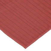 Rustic Red Linen Holiday Stripes Tafelkleed (Gekanteld)