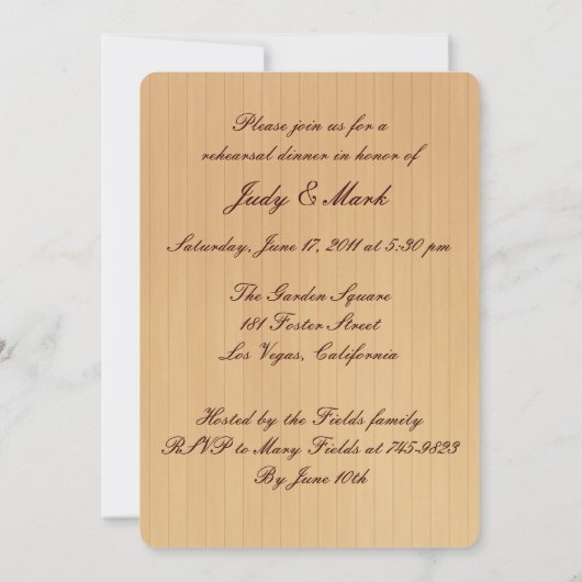 Rustic Red Mason Jars Rehearsal Dinner Invite Kaart (Achterkant)