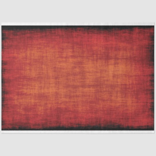 Rustic Red Oranje Texture Background lg Decoupage Tissuepapier (Voorkant)
