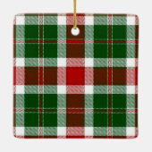 Rustic Red Photo Buffalo Pset Ornament (Achterkant)