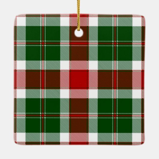 Rustic Red Photo Buffalo Pset Ornament (Achterkant)