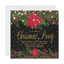 Rustic Red Poinsettia Kerstfeest