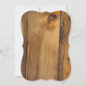 Rustic Red Poinsettia Winter Wedding Save the Date Kaart (Achterkant)