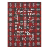 Rustic Red Pset meest fantastische tijd van het ja Tafelkleed (Voorkant)