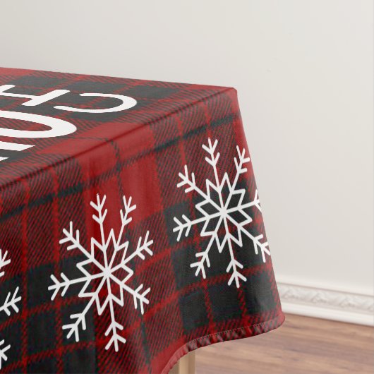 Rustic Red Pset meest fantastische tijd van het ja Tafelkleed (Voorbeeld)