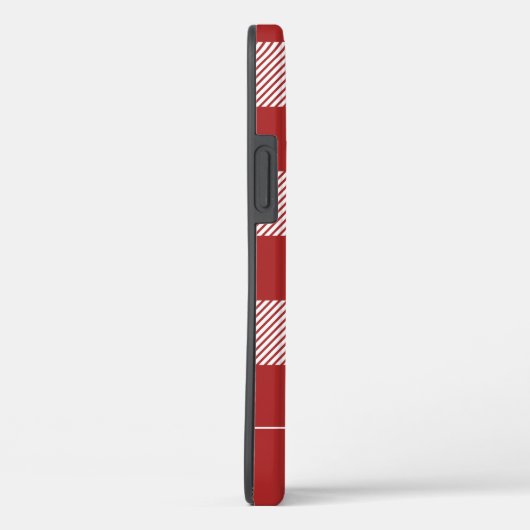 Rustic Red Pset Pattern Monogram Case-Mate iPhone Case (Achterkant / Rechts)
