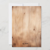 Rustic Red Truck Foto Feestdagenkaart (Achterkant)