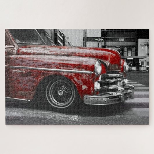 Rustic Red Truck Foto Legpuzzel (Horizontaal)