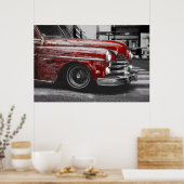 Rustic Red Truck Foto Poster (Keuken)