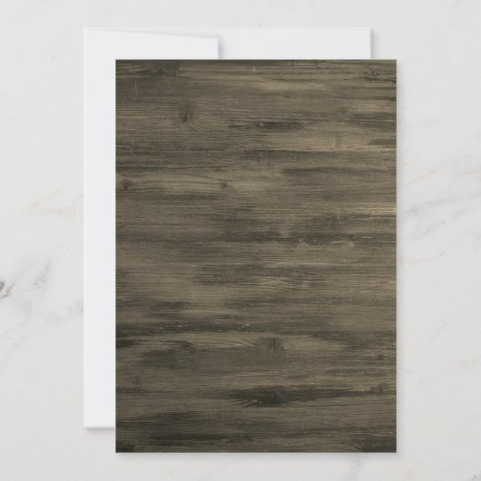 Rustic Red Wine Surprise 70th Birthday Party Kaart (Achterkant)