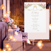 Rustic Redneck Pink Cowboy Hat Wedding Kaart