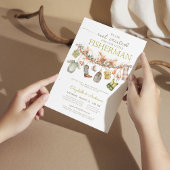 Rustic Reel Gevist Baby shower Kaart