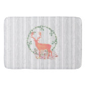 Rustic Reindeer Boho Waterverf Badmat (Voorkant)