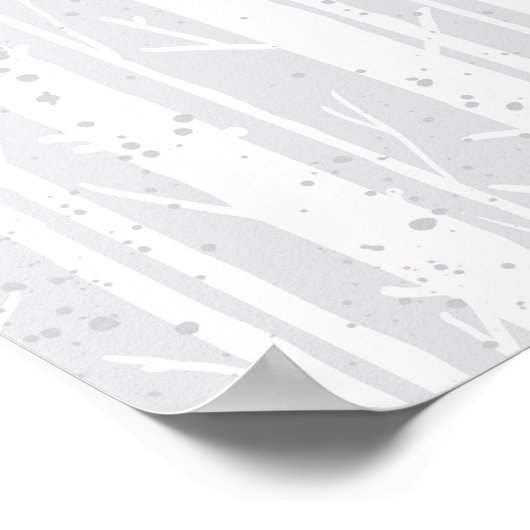 Rustic Reindeer Boho Waterverf Poster (Hoek)