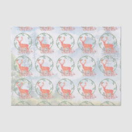 Rustic Reindeer Boho Waterverf Tissuepapier