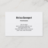 Rustic Reindeer Boho Waterverf Visitekaartje (Achterkant)