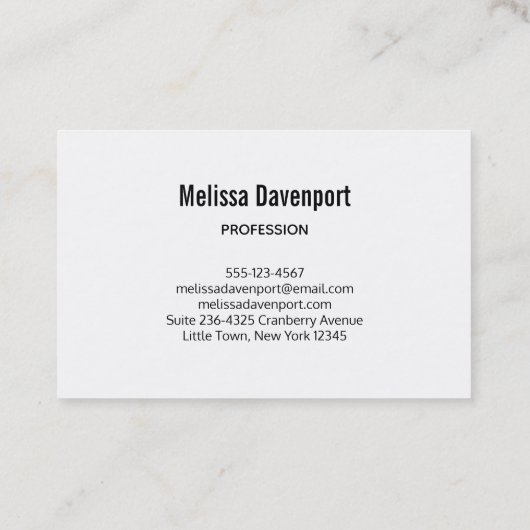 Rustic Reindeer Boho Waterverf Visitekaartje (Achterkant)