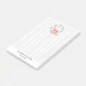 Rustic Reindeer Boho Waterverf Wedding Post-it® Notes (Schuin)