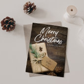 Rustic Reindeer & Cadeau Merry Kerstmis