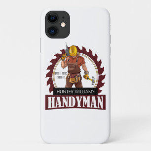 Rustic Repairman Construction Handyman Modern Case-Mate iPhone Case