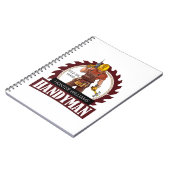 Rustic Repairman Construction Handyman Modern Notitieboek (Linkerzijde)