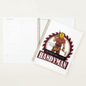 Rustic Repairman Construction Handyman Modern Planner (Display)