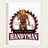 Rustic Repairman Construction Handyman Modern Planner (Voorkant)