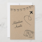 Rustic Retirement Party Kaart (Achterkant)