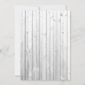 Rustic Retro Surfer met thema Afstuderen partij Kaart (Achterkant)