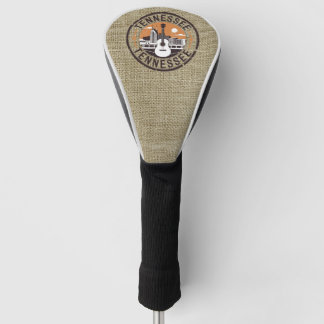 Rustic Retro Tennessee Travel Stamp Golfheadcover