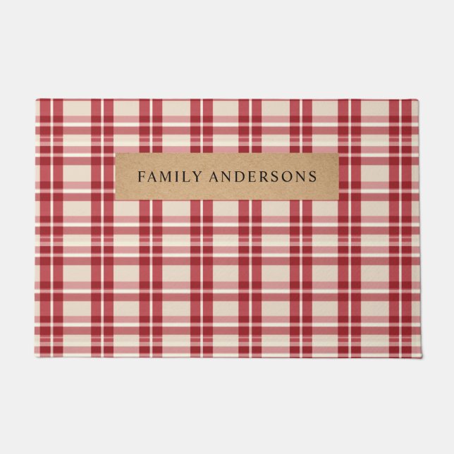 Rustic Reverie | Het omarmen van de boerderij Red  Deurmat (Voorkant)