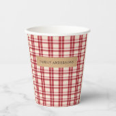 Rustic Reverie | Het omarmen van de boerderij Red  Papieren Bekers (Voorkant)
