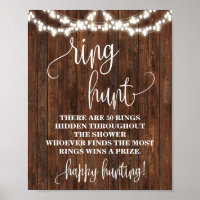 Rustic Ring Hunt Game Vrijgezellenfeest Weddenscha