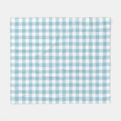 Rustic River Blue Buffalo Check Fleece Deken (Voorkant (Horizontaal))