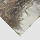 Rustic River Otter Wildlife Painting Decoupage Tissuepapier (Detail)