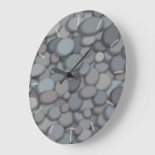 Rustic River Rock Clock Grote Klok (Hoek)