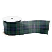 Rustic Robertson Plaid Green Check Tartan Satijnen Lint (Spoel)